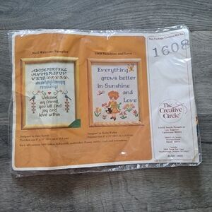 Creative Circle Sunshine and Love Cross Stitch Kit #1608